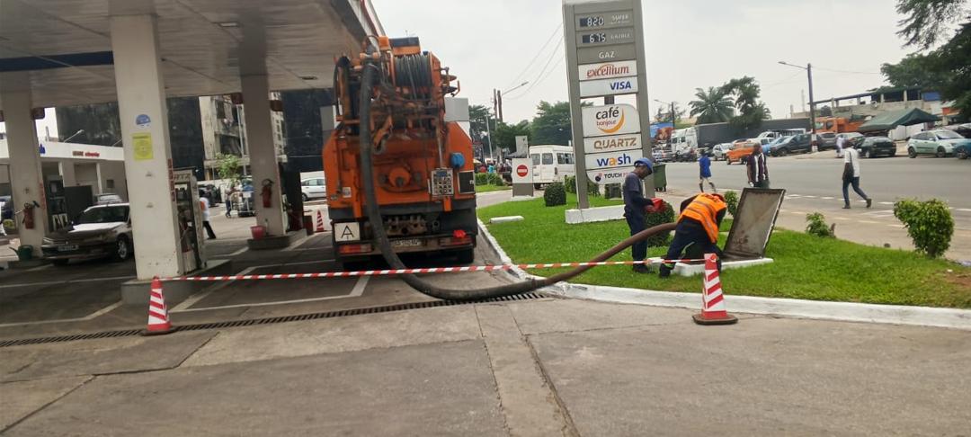 Aspiration des effluents par flexible haute puissance
